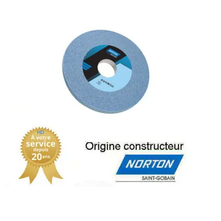 Meule plate de rectification plane 406x50x127mm Gr46 Norton SGB