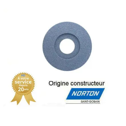 Meule un embrèvement de rectification plane 406x50x127mm Gr46 Norton SGB