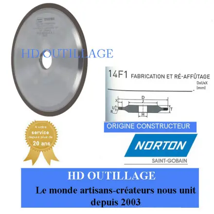 MEULE CBN NOR 14F1-200-2,5-8 32*CB107 ECO CURVE