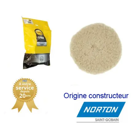 G MOP peau de mouton double face 200 mm NORTON