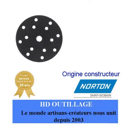 5 interfaces de protection 150 mm perforation 14+1 Norton
