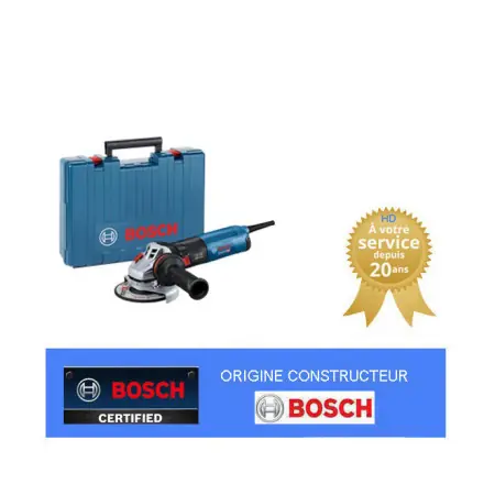 meuleuse d‘angle GWS 14-125 S + coffret Professional Bosch