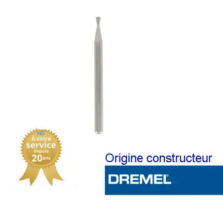 fraise diamant forme sphérique 2 mm dremel 7103