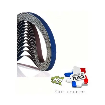 20 bandes abrasives zirconium 15x520 mm CE du grain 24 à 120