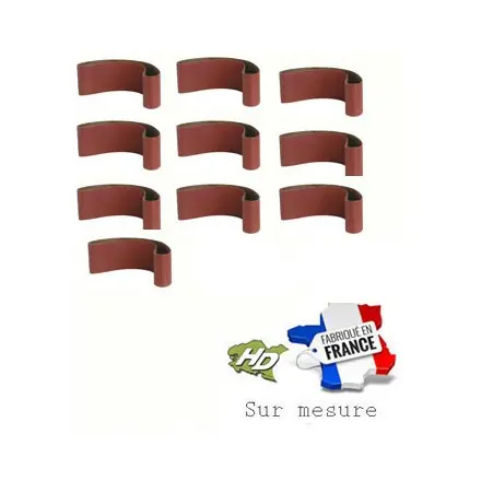 10 bandes abrasives 150x1200 mm grain 24 à 180 CE BOIS