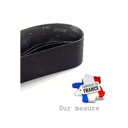 10 bandes abrasives carbure de silicium 150x1650 mm CE