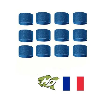 12 manchons zirconium D.90 mm largeur 70mm CE du grain 24 à 120