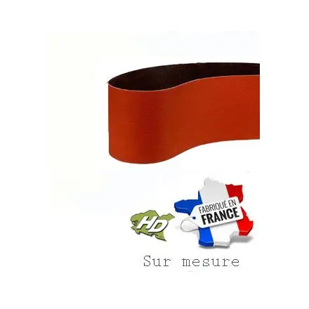 bande abrasive en toile céramique 50x1400 mm grain 40 à 400 CE