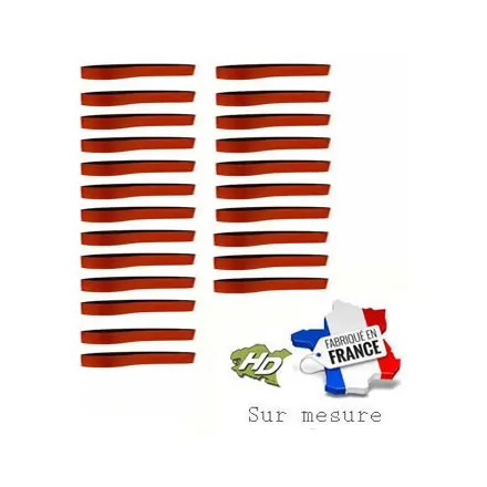 23 bandes abrasives grain céramique 13x480 mm grain 24 à 600 CE