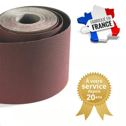 rouleau d‘atelier toile souple 115x25 m grain 60 à 180 CE