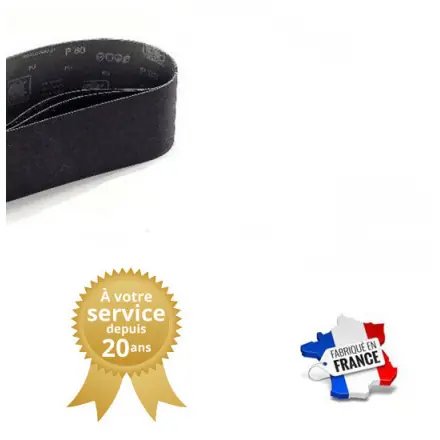 12 bandes abrasives carbure de silicium 45x660 mm CE