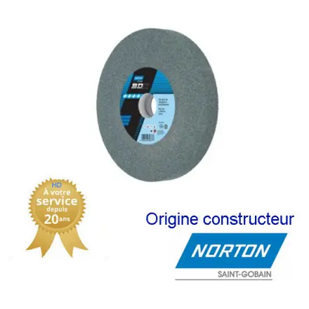 Meule plate Rectification d‘outillage 200x25x32mm Gr80 Norton BDX