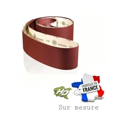 10 bandes papiers corindon supérieur 120x6600 mm gr 24 à 600 CE