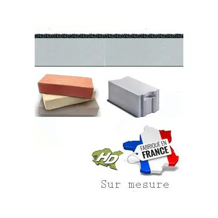 lame de scie a ruban Grit concrétion carbure 2490x20 mm segmenté gros