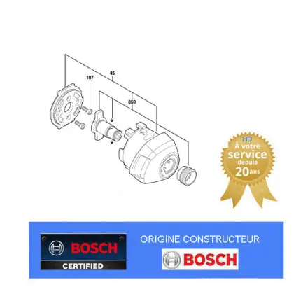 boitier d‘engrenage Bosch 2609199588