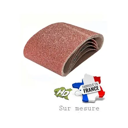 10 bandes abrasives corindon 200x350mm grain 24 à 180 CE