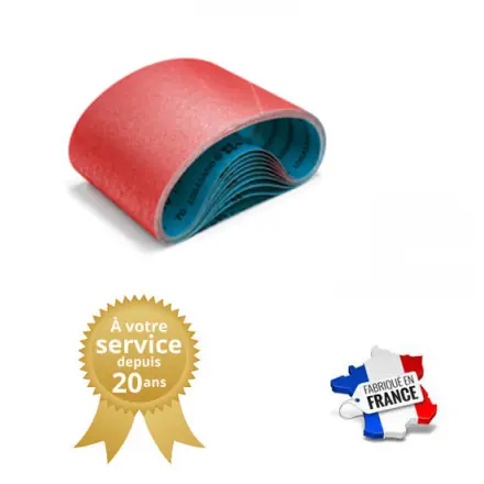 10 bandes abrasives céramiques 200x350 mm grain 24 à 400 CE