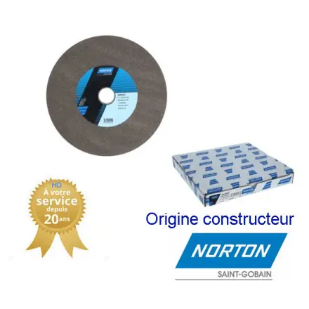 Meule plate Rectification d‘outillage 250x32x32mm Gr60 Norton A