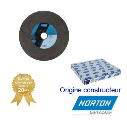 Meule plate Rectification d‘outillage 250x25x32mm Gr46 Norton A