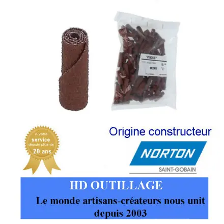 100 pencil 10x32x3mm Gr80 Norton BDX