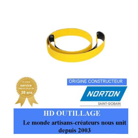 10 bandes Norton Razor Star 50x4000mm grain 36