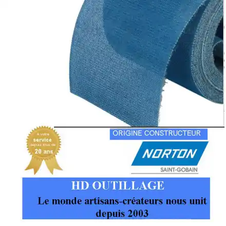 Rouleau de ponçage Maille Auto-agrippant Norton MESHPOWER 115mm x10 m grain 320