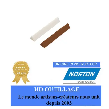 5 pierres d‘affûtage 152.4 Gr150 Norton TRIANGULAR FILE