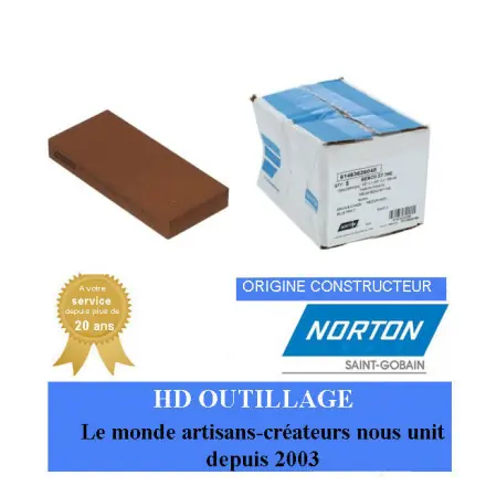 5 pierres d‘affûtage 101.6 Gr240 Norton
