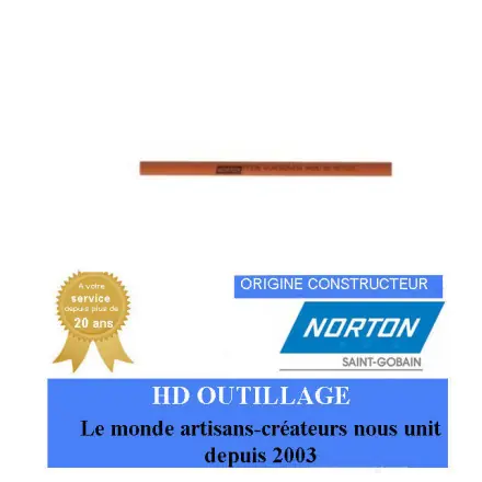 5 pierres d‘affûtage 152.4x9.525mm Gr320 Norton ROUND FILE