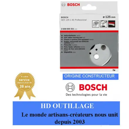plateau de ponçage bosch 2608000351
