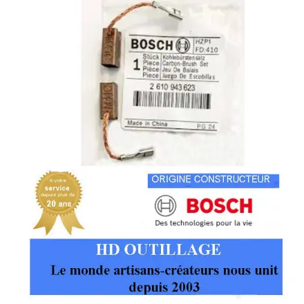 jeu de charbons bosch 2610943623