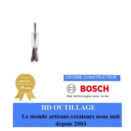 Brosse pinceau PRO Metal heavy, emmanchement droit, 10 x 0,35 mm Bosch