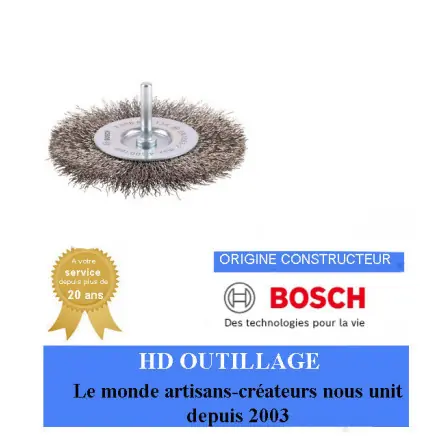 Brosse circulaire PRO Stainless Steel clean, emmanchement droit, 100 x 0,3 mm Bosch