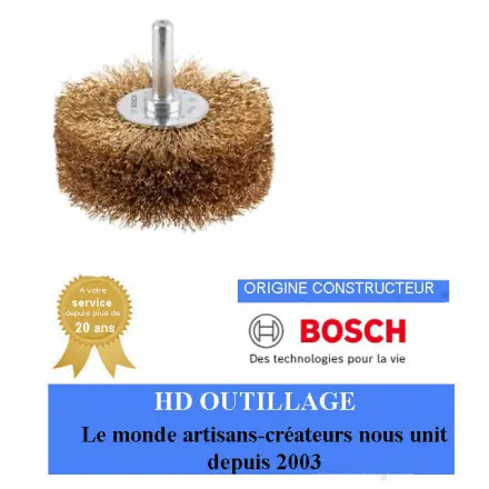 Brosse circulaire PRO Wood clean, 80 x 35 x 0,2 mm Bosch