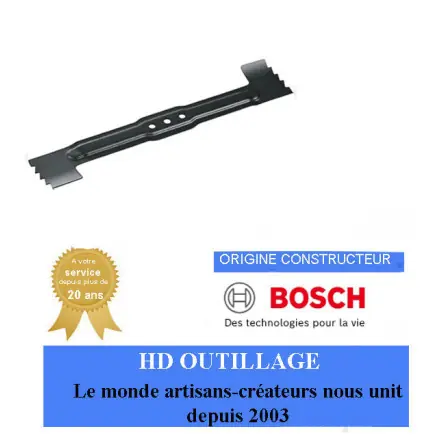 couteau 43 cm LI de tondeuse F016L68217 Bosch