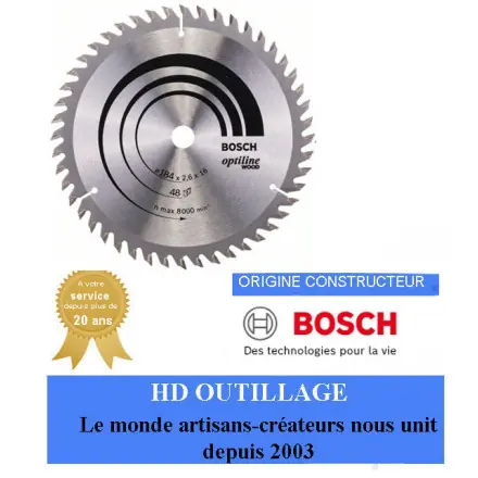Lame de scie circulaire PRO Wood, 184 x 2,6 x 16 mm, T48