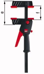 Bessey DUO45-8 Pince à une main - écartement et serrage 0-450 mm
