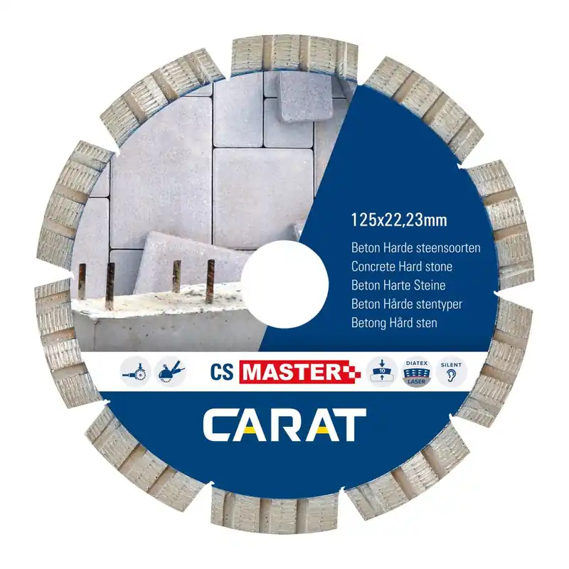Carat CSM1153000 Lame diamantée BETON CS MASTER, 115x22,2 MM