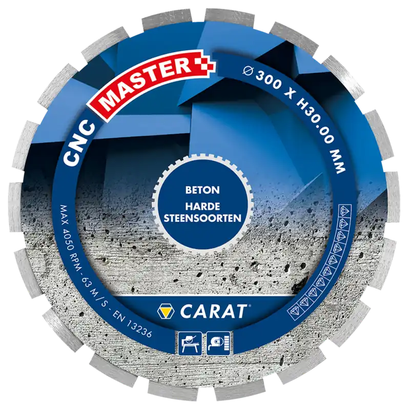 Carat CNCM400400 Lame diamantée BETON CNC MASTER 400x25,4MM