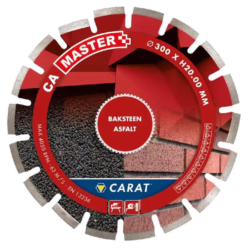 Carat CAM3002000 Lame diamantée ASFALT CA MASTER 300x20,0MM