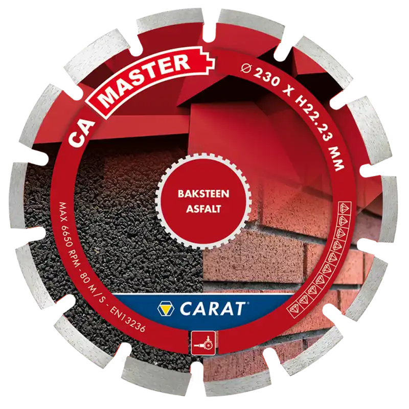 Carat CAM1509000 Lame de scie diamantée BAKSTONE / ASFALT CA MASTER 150x22,2MM