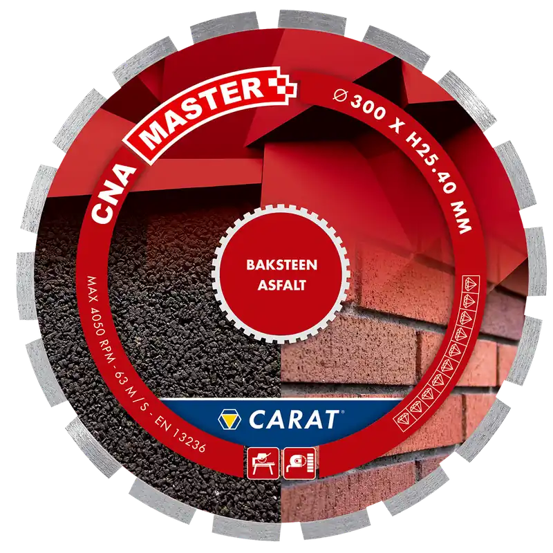 Carat CNAM600400 Lame de scie diamantée BAKSTEN / ASFALT CNA MASTER 600x25,4MM