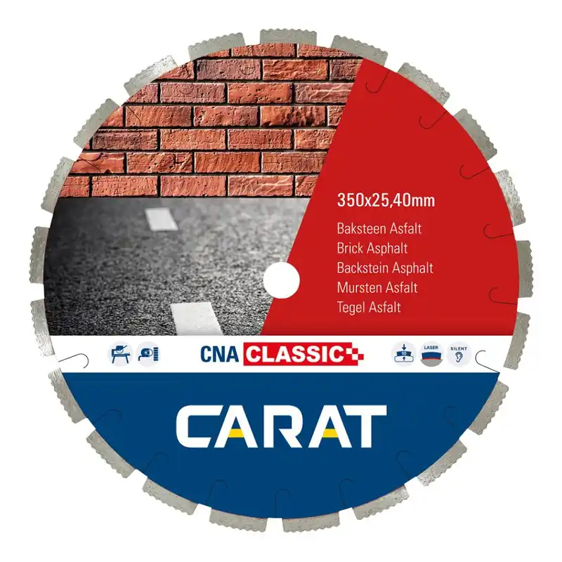 Carat CNAC350400 Lame de scie diamantée BAKSTEEN / ASFALT CNA CLASSIC 350x25,4MM