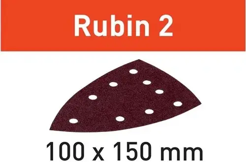 Festool Accessoires 577574 Abrasif STF DELTA/7 P100 RU2/50 Rubin 2