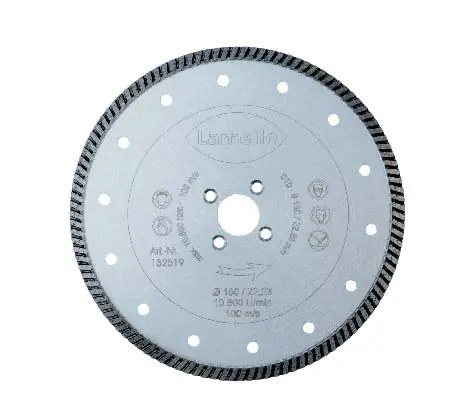 Lamello 132519 Lame de scie diamantée Tanga Delta 180 mm