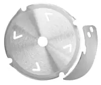Mafell Accessoires 203640 Lame de scie diamantée Mafell, jeu 160 x 2,4/3,0 x 20 mm, Z 4 , FZ/TZ, couteau diviseur inclus