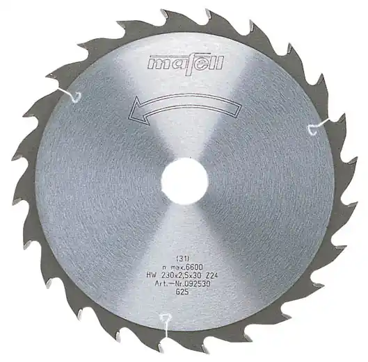 Mafell Accessoires 092527 Lame de scie Mafell HM, 180 x 1,2/2,0 x 30 mm, Z 56, WZ