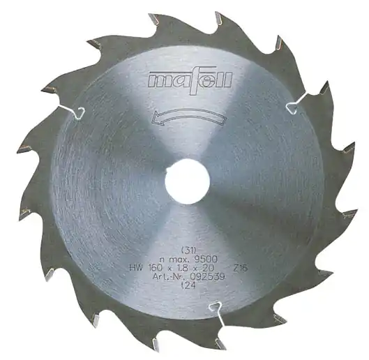Mafell Accessoires 092576 Lame de scie Mafell HM, 230 x 1,8/2,5 x 30 mm, Z 12, WZ