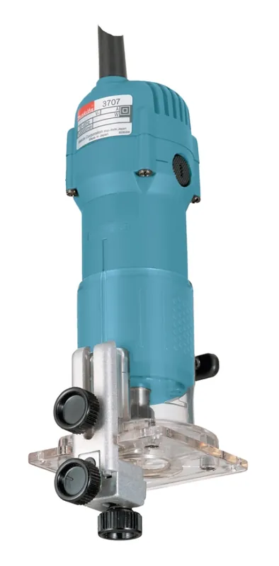 Makita 3707F L‘Affleureuse la plus puissante avec éclairage au xénon intégré