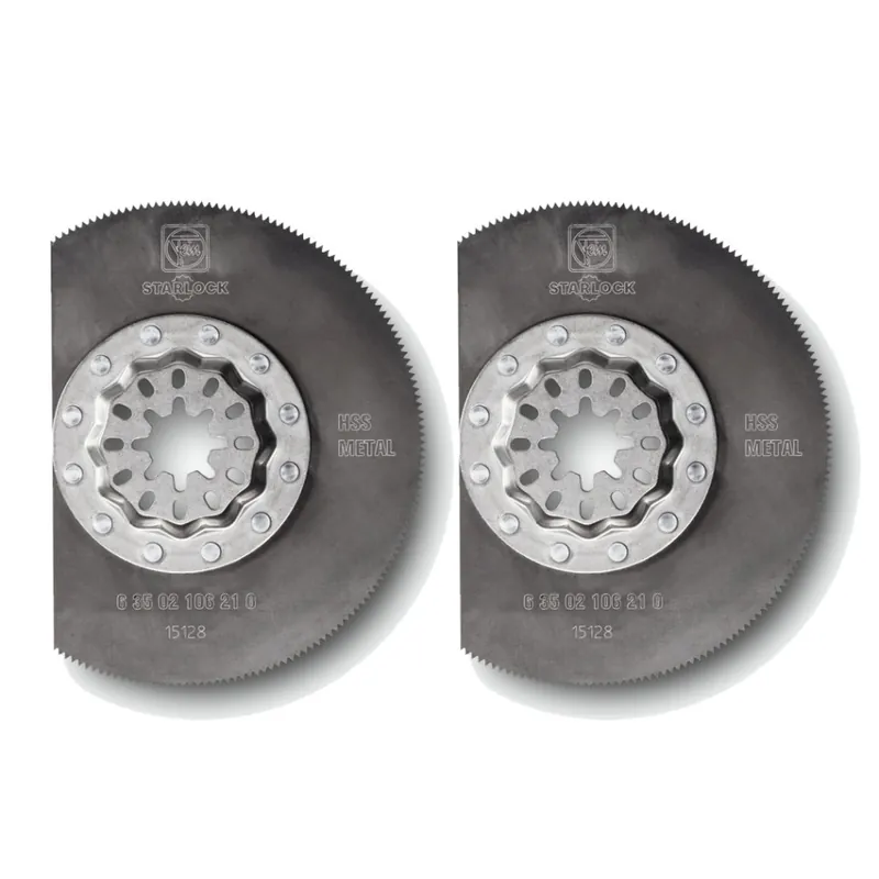 Fein Accessoires 63502106220 Lame de scie segmentée HSS 85mm SL pour Fein FMM Multimaster 2 pièces